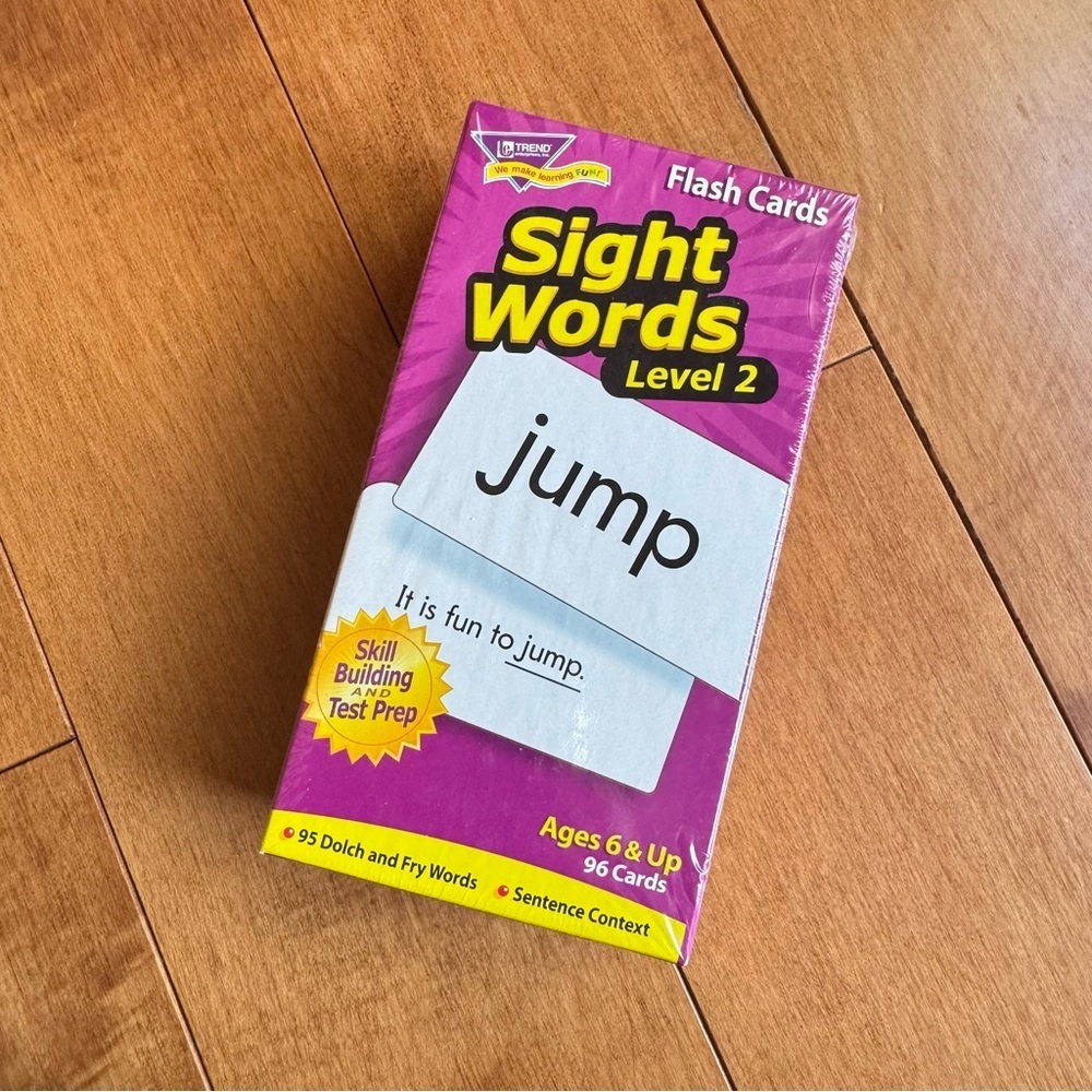 Sight Words Level 2 Flash Cards